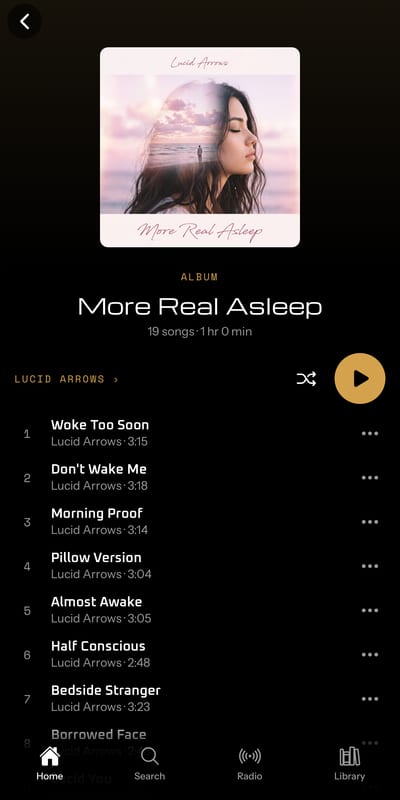 An album page